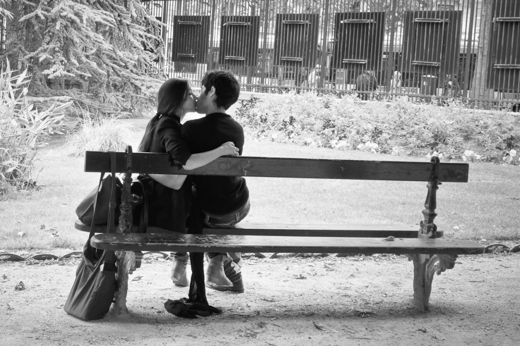 The Kiss on a bench